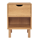 Temple &amp; Webster Samantha 1 Drawer Bedside Table