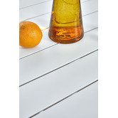 Temple &amp; Webster White Kos Rectangular Aluminium Outdoor Bar Table