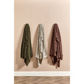 Temple &amp; Webster Hand-Knitted Cotton Single Throw