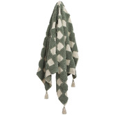 Temple &amp; Webster Checkerboard Darcy Cotton Single Throw