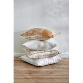 Temple &amp; Webster Elka Hand-Loomed Cotton Cushion