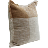 Temple &amp; Webster Reese Hand-Loomed Cotton Slub Cushion