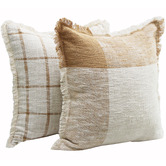 Temple &amp; Webster Romie Hand-Loomed Cotton Cushion