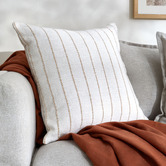 Temple &amp; Webster Elka Hand-Loomed Cotton Cushion