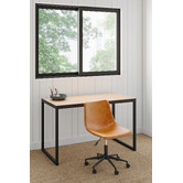 Temple &amp; Webster 120cm Carnegie Office Desk &amp; Phoenix Chair Set