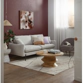 Temple &amp; Webster Axis Round Mango Wood Coffee Table
