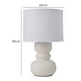 Temple &amp; Webster 39cm Eula Ceramic Table Lamp