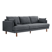 Temple &amp; Webster Bungalow Premium 3 Seater Sofa &amp; Ottoman Set