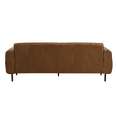 Temple &amp; Webster Bailey 3 Seater Genuine Leather Sofa