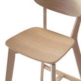 Temple &amp; Webster 65cm Larsen Rubberwood Barstools