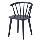 Temple &amp; Webster Aurora Spindle Solid Rubberwood Dining Chairs