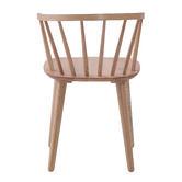 Temple &amp; Webster Aurora Spindle Solid Rubberwood Dining Chairs