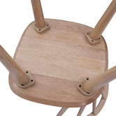 Temple &amp; Webster Aurora Spindle Solid Rubberwood Dining Chairs