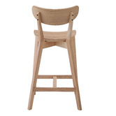 Temple &amp; Webster 65cm Larsen Rubberwood Barstools