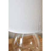 Temple &amp; Webster 42cm Oslo Glass Table Lamp
