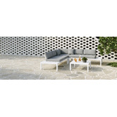 Temple &amp; Webster 5 Seater Lyle Aluminium Outdoor Lounge Set