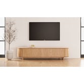 Temple &amp; Webster Cannes Curved Entertainment TV Unit