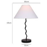 Temple &amp; Webster 49cm Lyon Table Lamp