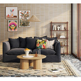 Temple &amp; Webster Montauk 3 Seater Slipcover Sofa