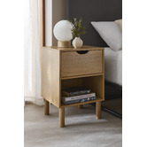 Temple &amp; Webster Mila Sphere Pine Wood Table Lamp