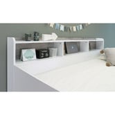 Temple &amp; Webster Castel Single Bunk Bed with Shelves
