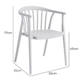 Temple &amp; Webster Spindle Outdoor Dining Chairs
