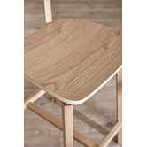 Temple &amp; Webster 65cm Larsen Rubberwood Barstools