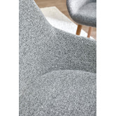 Temple &amp; Webster Frankie Upholstered and Solid Beech Wood Dining Chairs