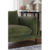 Temple &amp; Webster Terry 3 Seater Velvet Sofa
