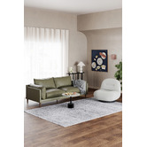 Temple &amp; Webster Terry 3 Seater Genuine Leather Sofa