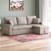 Temple &amp; Webster Darcy 3 Seater Sofa Bed with Reversible Chaise