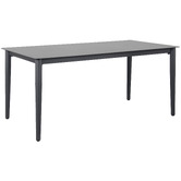 Temple &amp; Webster Amalfi Aluminium Outdoor Dining Table