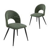 Temple &amp; Webster Sophia Chenille Dining Chairs