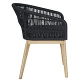 Temple &amp; Webster 6 Seater Sorrento Outdoor Extendable Dining Table &amp; Laguna Dining Chair Set