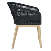 Temple &amp; Webster Laguna Rope Outdoor Dining Chair