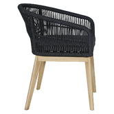 Temple &amp; Webster Laguna Rope Outdoor Dining Chair
