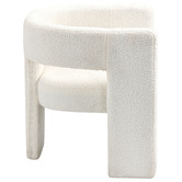 Temple &amp; Webster Pomaire 3 Legged Boucle Occasional Chair