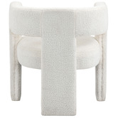 Temple &amp; Webster Pomaire 3 Legged Boucle Occasional Chair