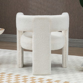 Temple &amp; Webster Pomaire 3 Legged Boucle Occasional Chair