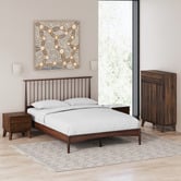 Temple &amp; Webster Liam Pine Wood Bed