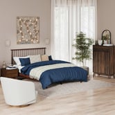 Temple &amp; Webster Liam Pine Wood Bed