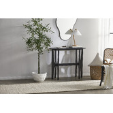 Temple &amp; Webster Mazie Black Console Table