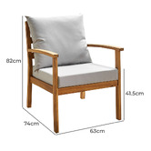 Temple &amp; Webster 6 Seater Almora Outdoor Lounge Dining Set