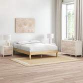 Temple &amp; Webster Whitewash Beckham &amp; Kingscliff Bedroom Furniture Set
