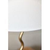 Temple &amp; Webster Lyon Metal Wave Table Lamp