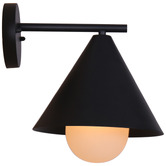 Temple &amp; Webster Riley Metal Outdoor Wall Light