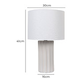 Temple &amp; Webster 41cm Nina Ceramic Table Lamp
