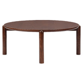 Temple &amp; Webster Caterina Solid Oak Coffee &amp; Side Table Set