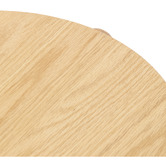 Temple &amp; Webster Caterina Solid Oak Side Table