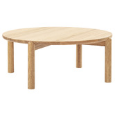 Temple &amp; Webster Caterina Solid Oak Coffee &amp; Side Table Set